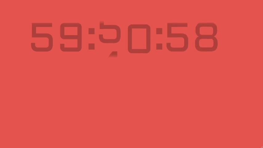 CSS-Only Countdown Clock