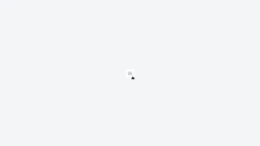Hamburger Menu Animation