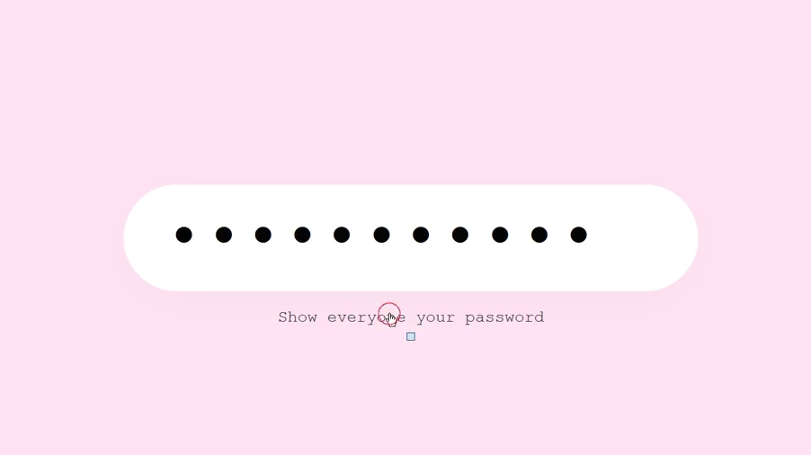 Show/Hide Password